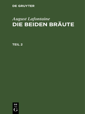 cover image of August Lafontaine